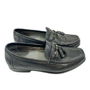 Florsheim Men's Tassel Black Loafers 806678 Size 9.5 D